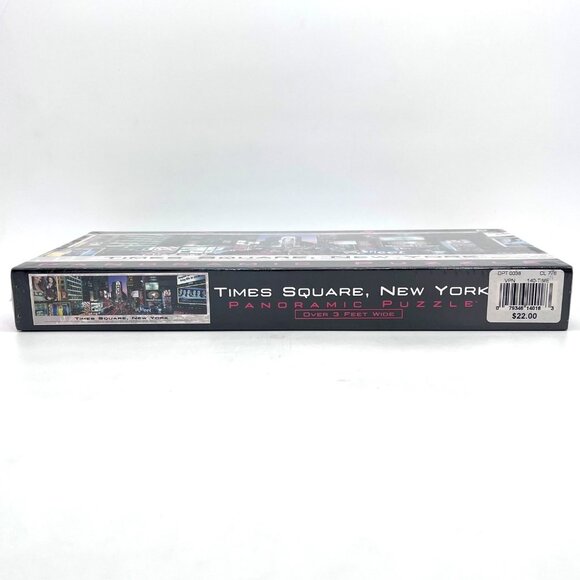 Times Square New York Panoramic Puzzle 750 Pieces Over 3 Feet Wide Vintage 2004 - Picture 3 of 12